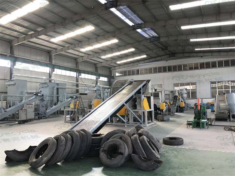 廢舊輪胎回收再生利用項目,廢舊輪胎處理生產(chǎn)線介紹
